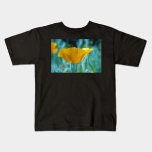 Eschscholzia Californica - California Poppy Kids T-Shirt